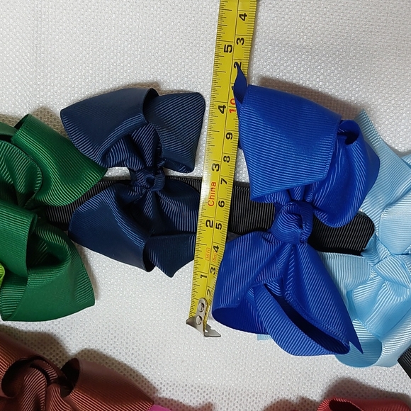 Hair Bows•Grosgrain Ribbon•Baker's Dozen Set (13) - Picture 8 of 8
